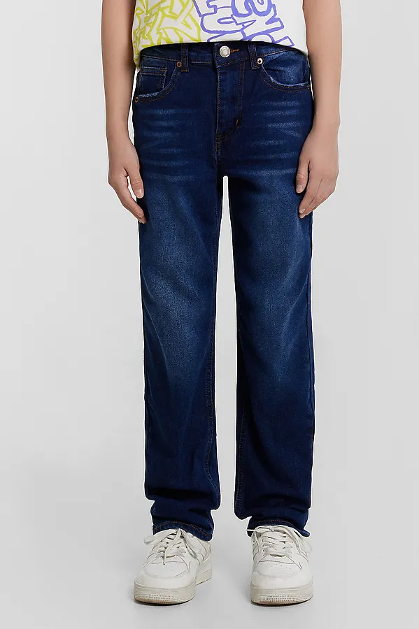 Брюки джинсовые для мальчиков MARK FORMELLE, темно -синий - фото 2