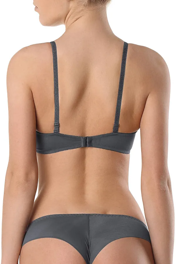 CONTE FLEUR TB7053 Бюстгальтер с формованными треугольными чашками без каркасов CONTE ELEGANT, графитовый - фото 2