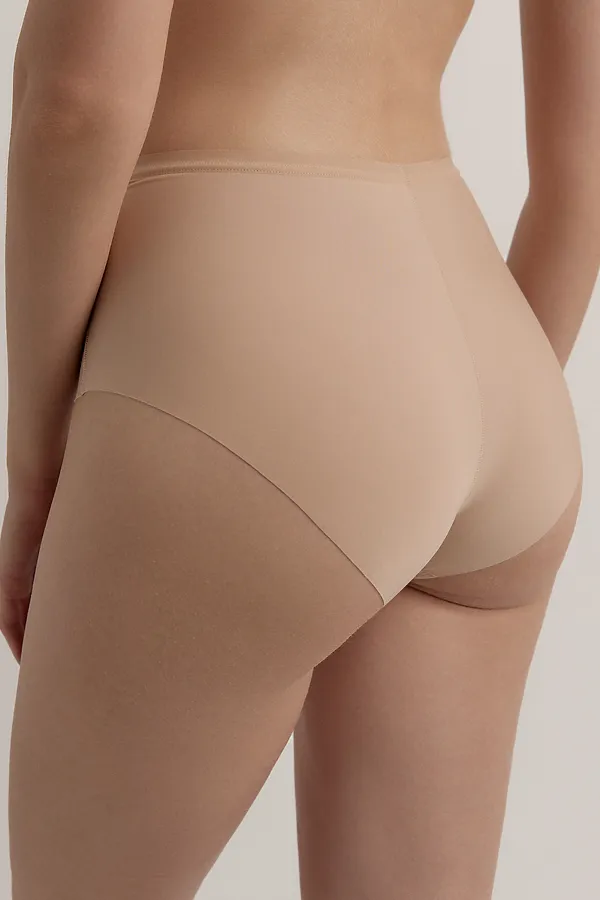 CONTE ASSORTI RP2182 Бесшовные женские трусы «слипы» с высокой линией талии CONTE ELEGANT, телесный - фото 2