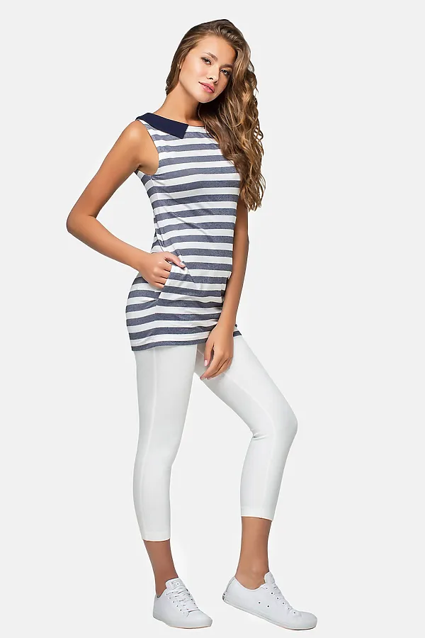 CONTE LTH 631 Туника CONTE ELEGANT, бело-синий - фото 2