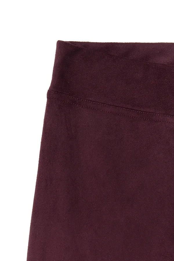 CONTE VELVET Ультрамягкие леггинсы женские из искусственной замши CONTE ELEGANT, бордовый - фото 2