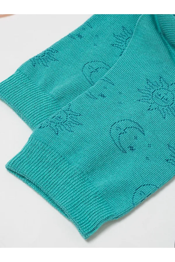 CONTE CLASSIC Носки женские хлопковые CONTE ELEGANT, бирюзовый - фото 2