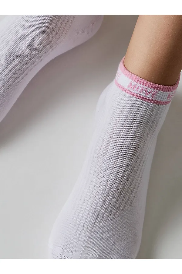 Conte-kids ACTIVE (короткие) Носки детские CONTE KIDS, бело-розовый - фото 2