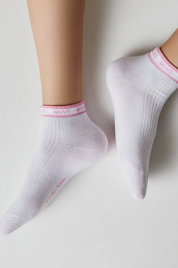 Conte-kids ACTIVE (короткие) Носки детские CONTE KIDS, бело-розовый - фото 2
