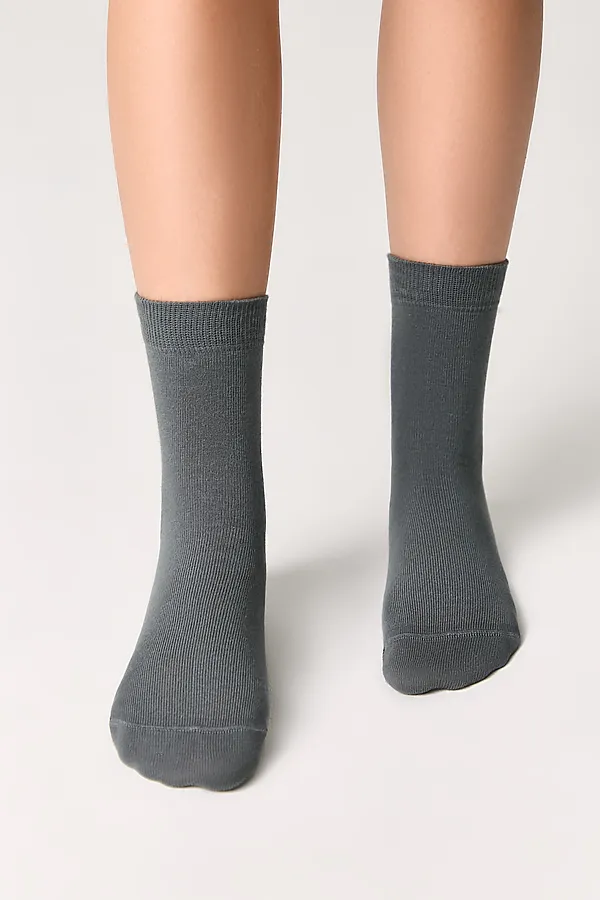 Conte-kids TIP-TOP Хлопковые носки с рисунками CONTE KIDS, темно-серый - фото 2