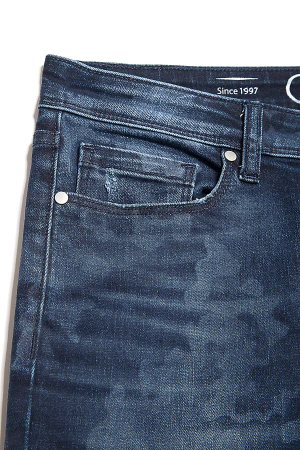 Eco-friendly джинсы с принтом "камуфляж" CONTE ELEGANT, темно-синий - фото 2