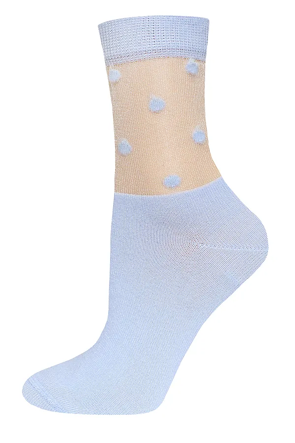 Dea Mia Носки женские 1120 Ladies (средней длины) DEA MIA, бледно-голубой - фото 2