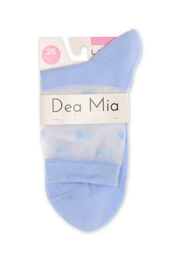 Dea Mia Носки женские 1120 Ladies (средней длины) DEA MIA, бледно-голубой - фото 2