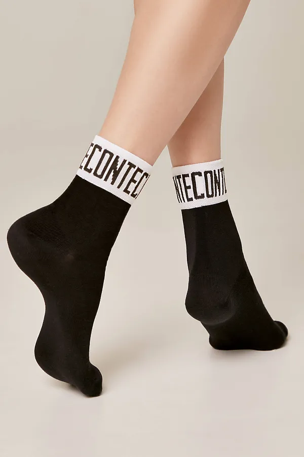 CONTE ACTIVE Носки женские (удлиненные) CONTE ELEGANT, графитовый - фото 2