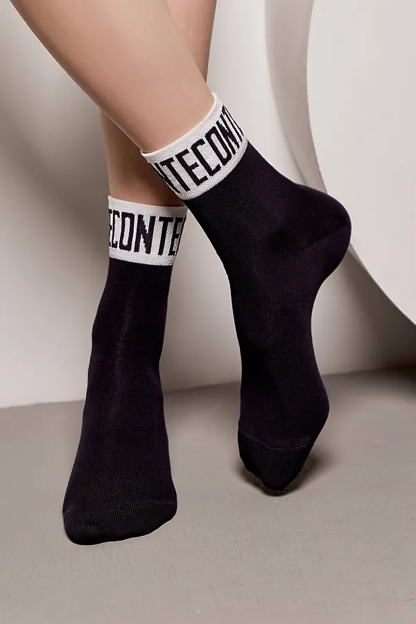 CONTE ACTIVE Носки женские (удлиненные) CONTE ELEGANT, графитовый - фото 2