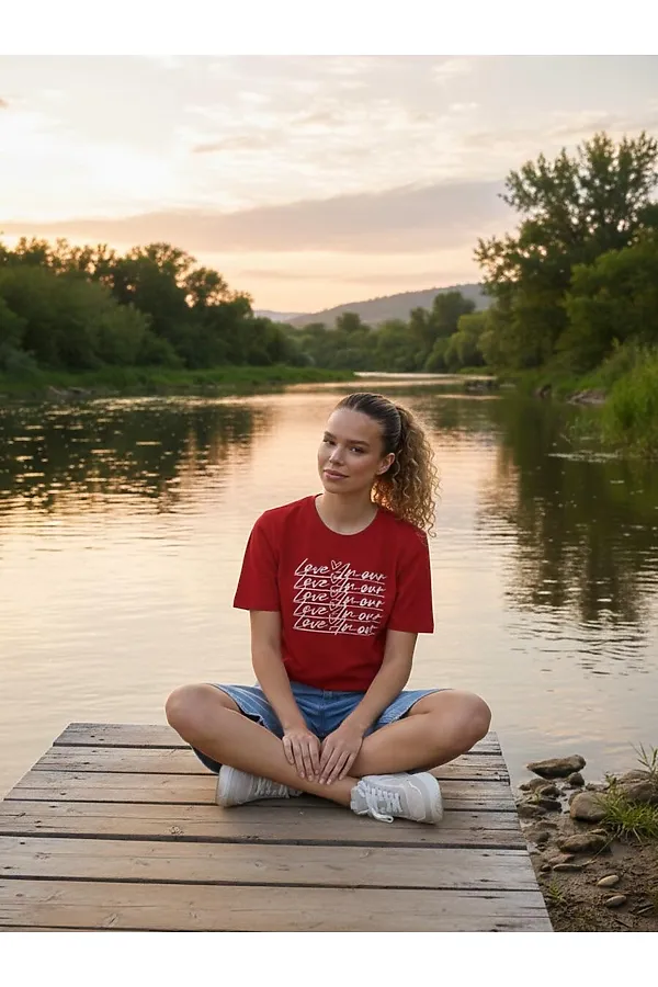 Футболка F5, красный - фото 2