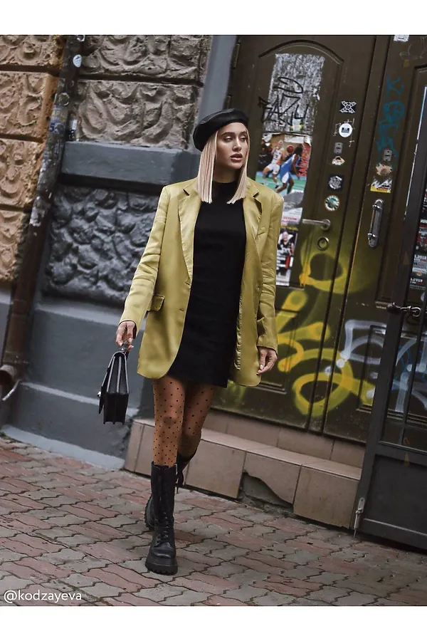 CONTE POIS Колготки женские с рисунком "точки" CONTE ELEGANT, бронза - фото 2