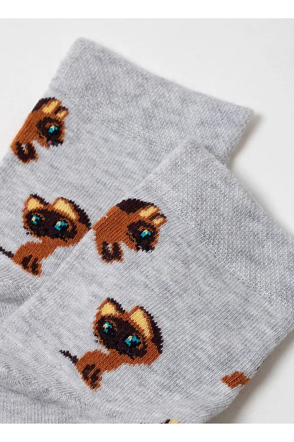 Брестские Носки детские 3053 СОЮЗМУЛЬТФИЛЬМ БРЕСТСКИЕ, светло-серый меланж - фото 2