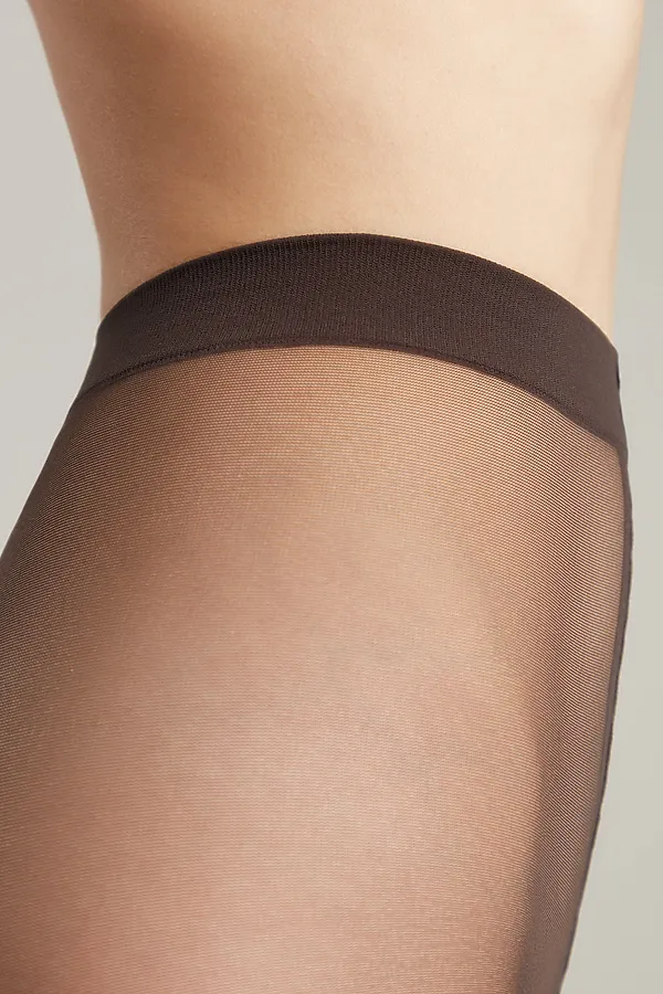 CONTE SEDUCTION Колготки женские в точку с имитацией чулок CONTE ELEGANT, графитовый - фото 2