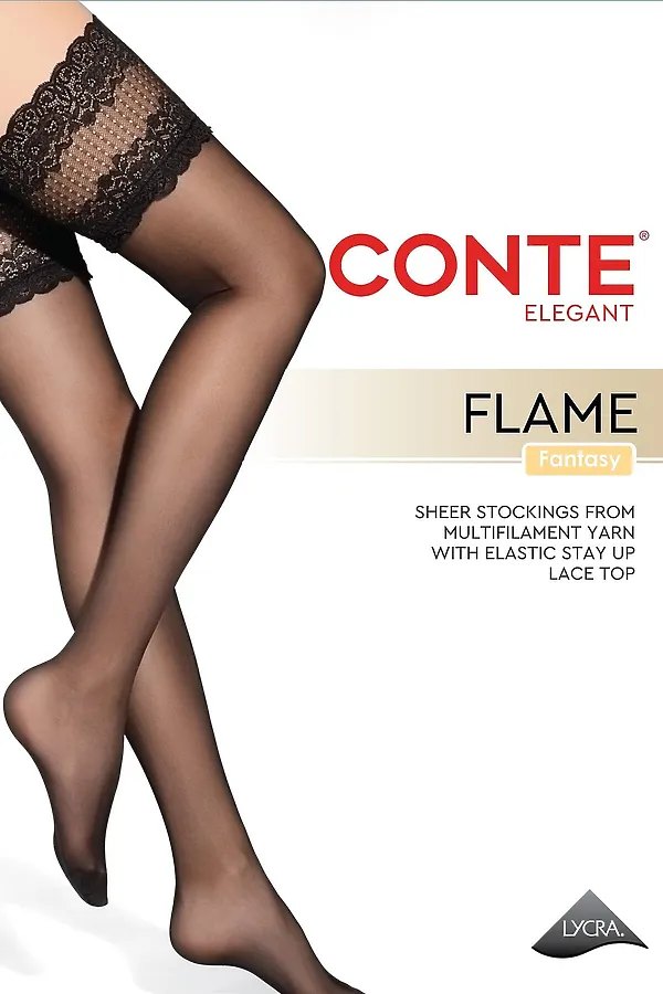 CONTE FLAME Чулки женские CONTE ELEGANT, бронза - фото 2