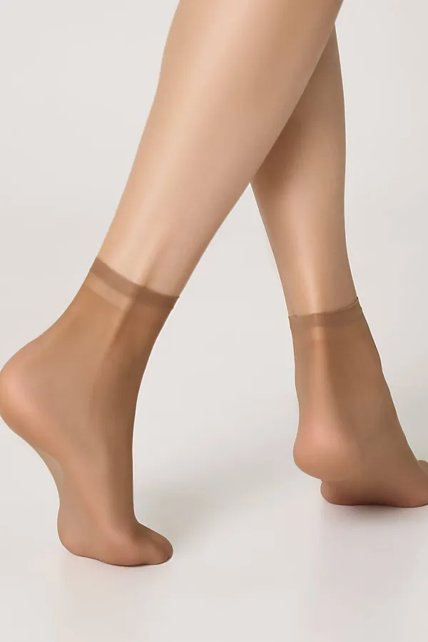 CONTE SUMMER 8 (2 пары) Носки женские CONTE ELEGANT, бронза - фото 2