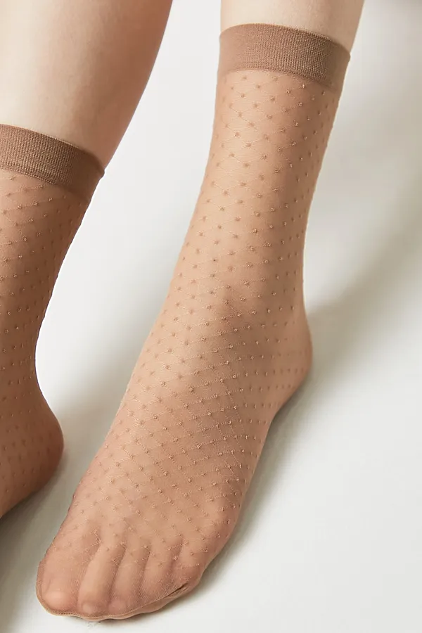 CONTE FANTASY 20 Носки в горошек CONTE ELEGANT, бронза - фото 2
