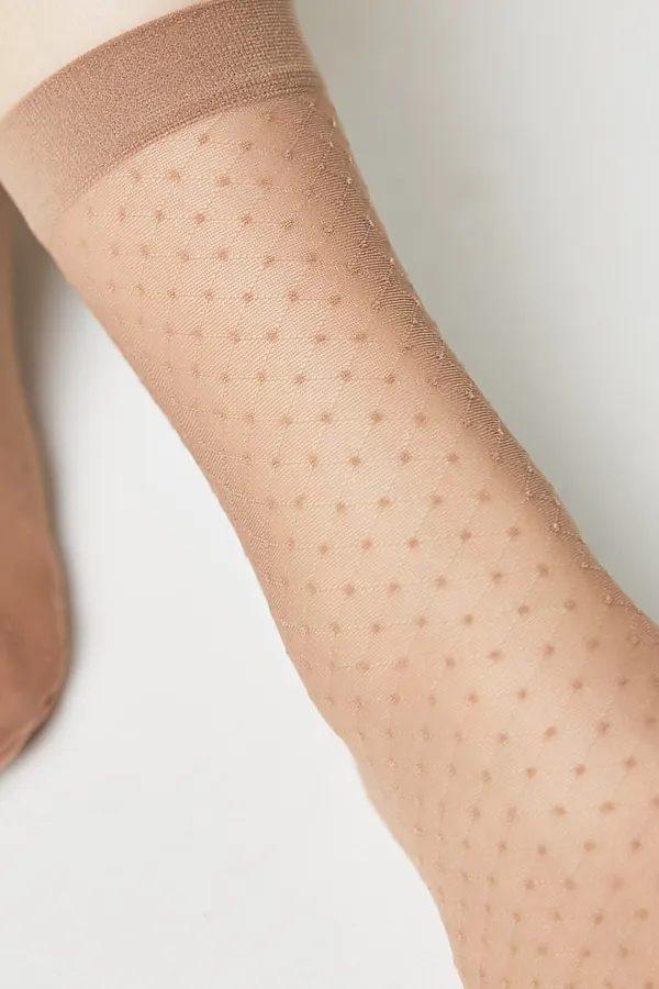 CONTE FANTASY 20 Носки в горошек CONTE ELEGANT, бронза - фото 2