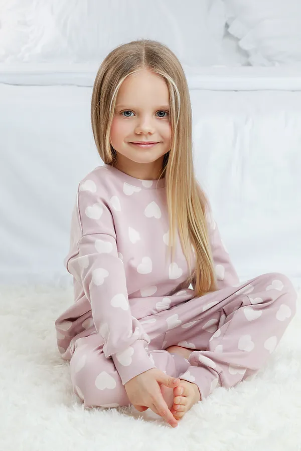 Пижама CROCKID, розово-бежевый - фото 2