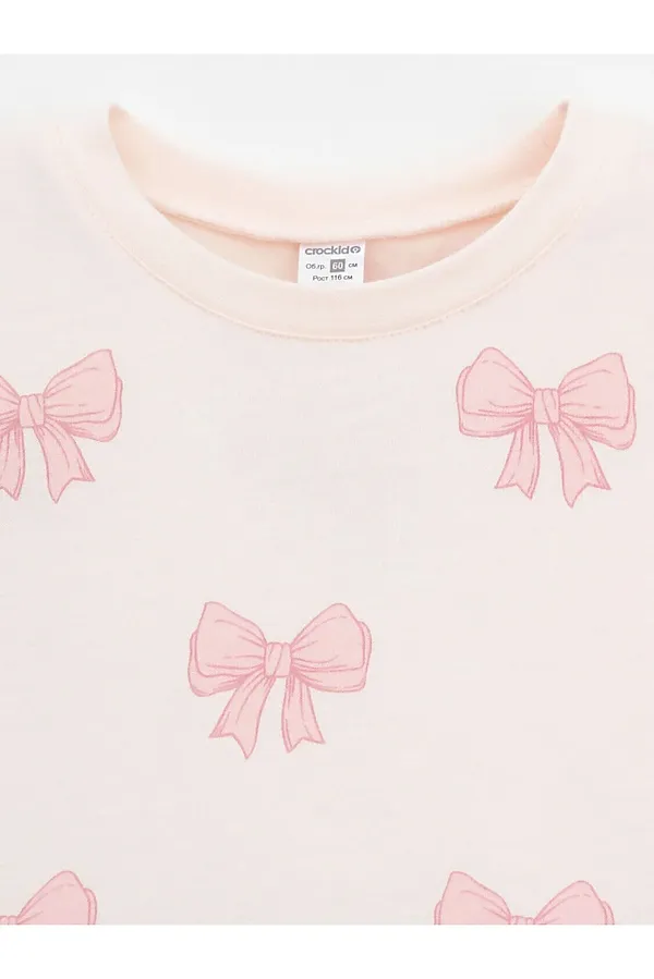Пижама CROCKID, розовый - фото 2