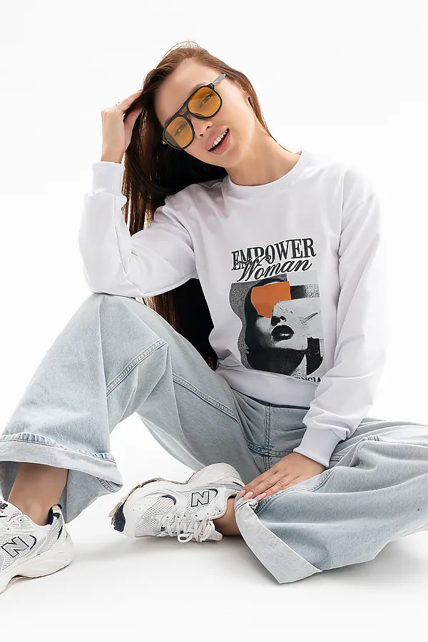 Толстовка 00028 НАТАЛИ, белый - фото 2