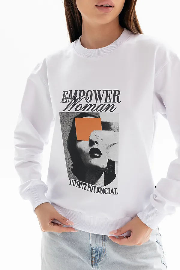 Толстовка 00028 НАТАЛИ, белый - фото 2