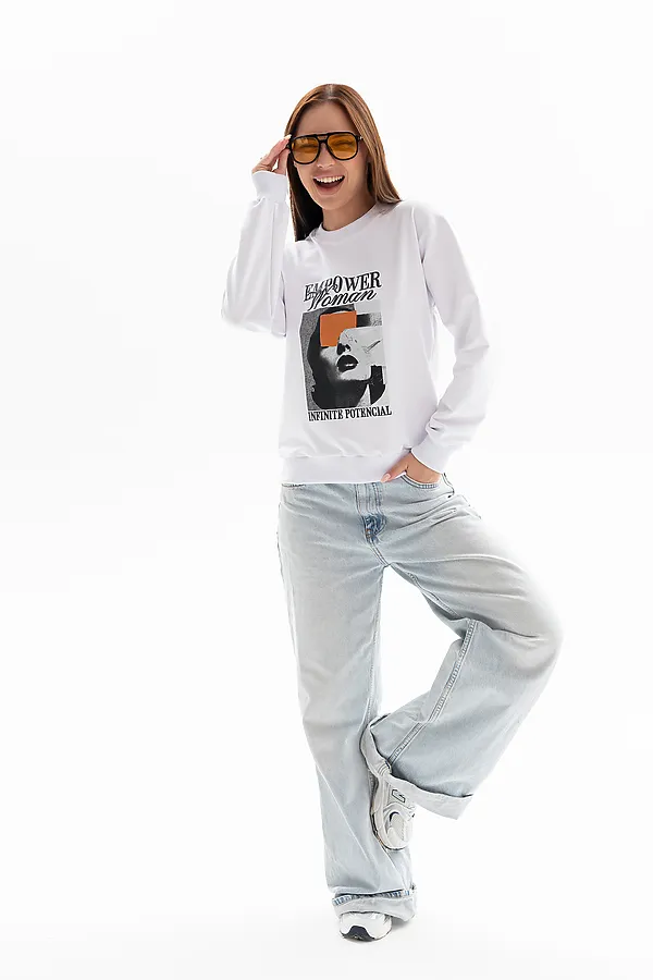 Толстовка 00028 НАТАЛИ, белый - фото 2