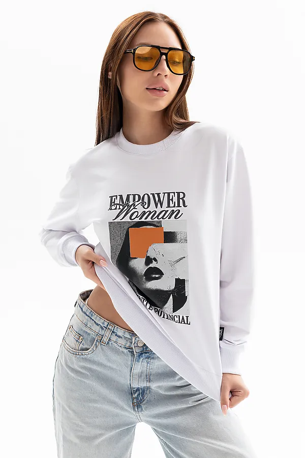 Толстовка 00028 НАТАЛИ, белый - фото 2