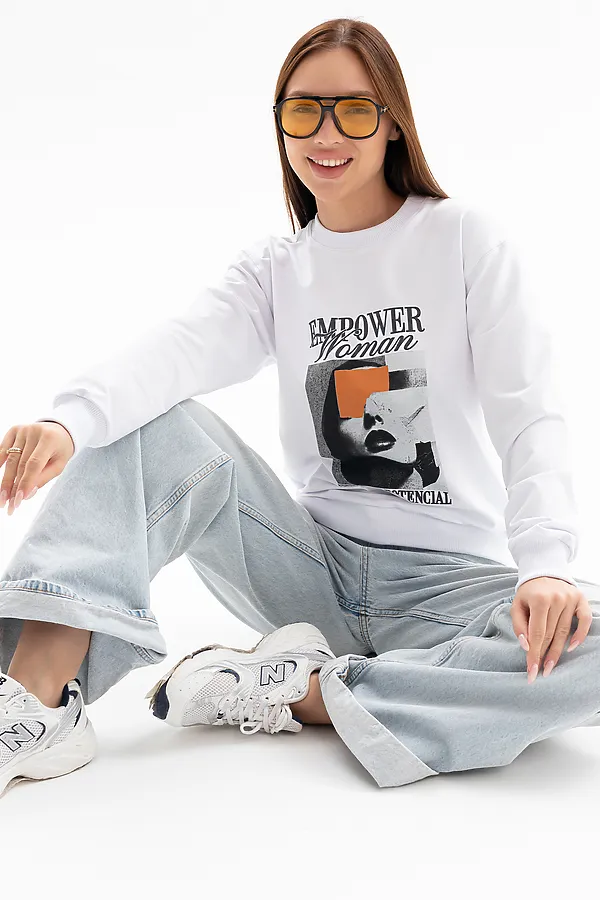 Толстовка 00028 НАТАЛИ, белый - фото 2