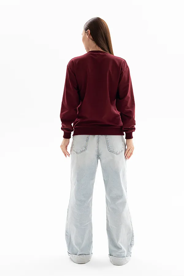 Толстовка 00028 НАТАЛИ, бордовый - фото 2