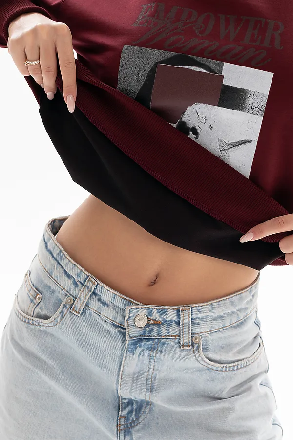 Толстовка 00028 НАТАЛИ, бордовый - фото 2