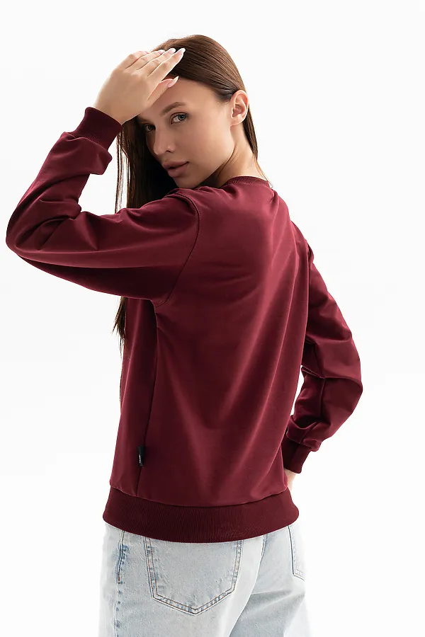 Толстовка 00028 НАТАЛИ, бордовый - фото 2