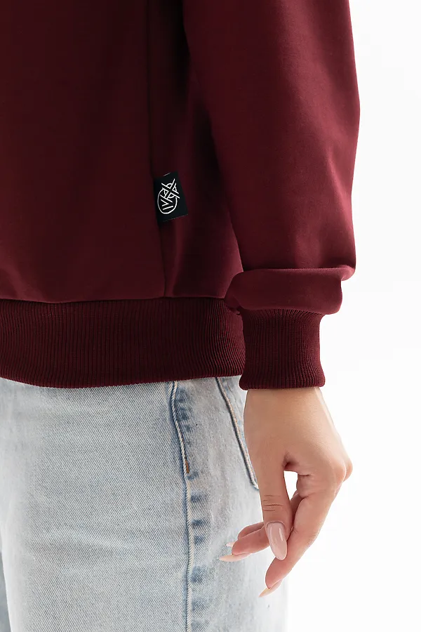 Толстовка 00028 НАТАЛИ, бордовый - фото 2