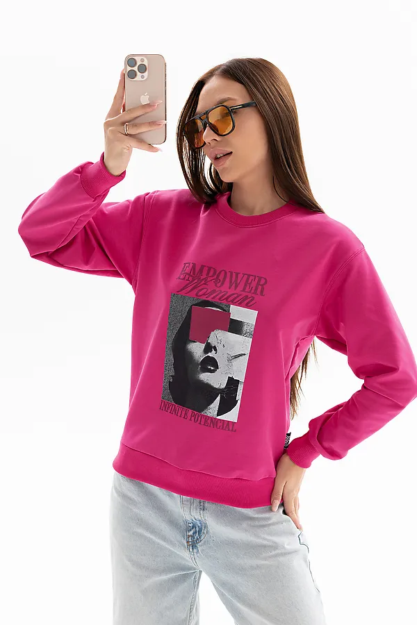 Толстовка 00028 НАТАЛИ, розовый - фото 2