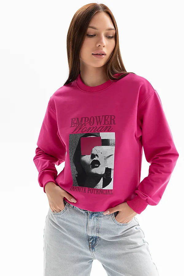 Толстовка 00028 НАТАЛИ, розовый - фото 2