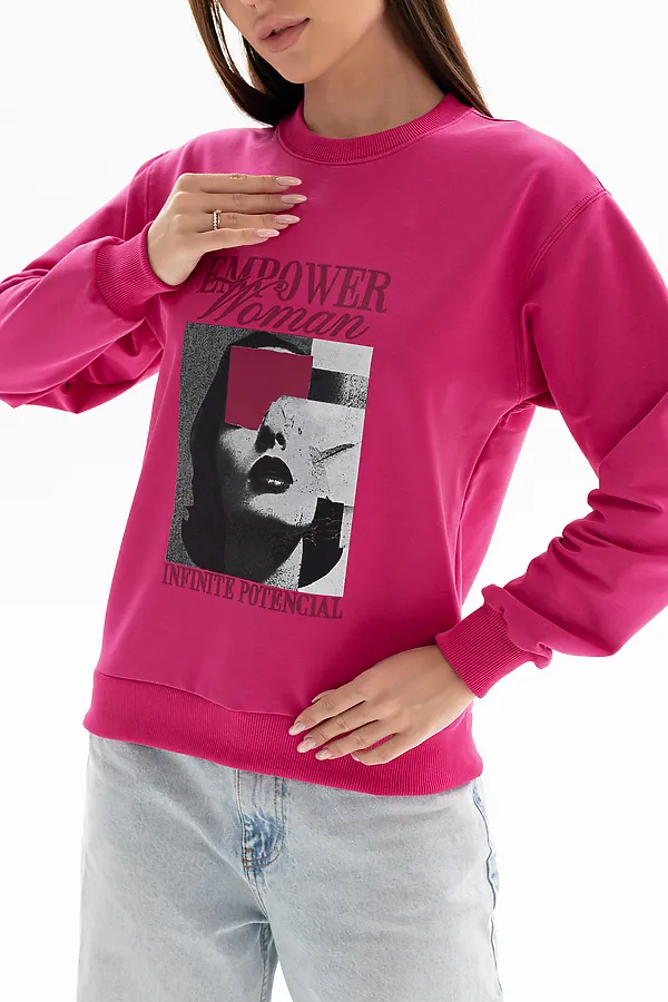 Толстовка 00028 НАТАЛИ, розовый - фото 2