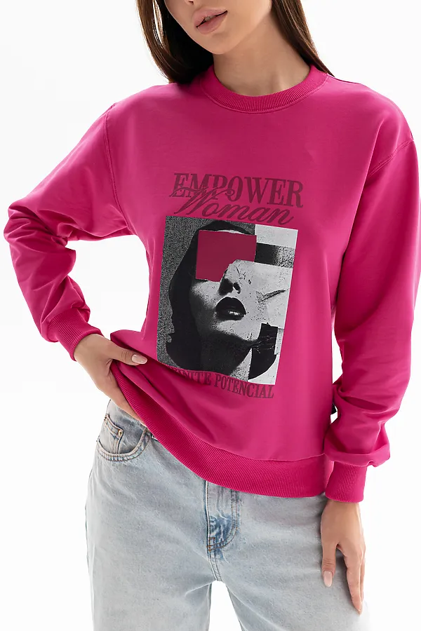 Толстовка 00028 НАТАЛИ, розовый - фото 2