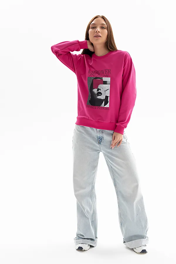 Толстовка 00028 НАТАЛИ, розовый - фото 2