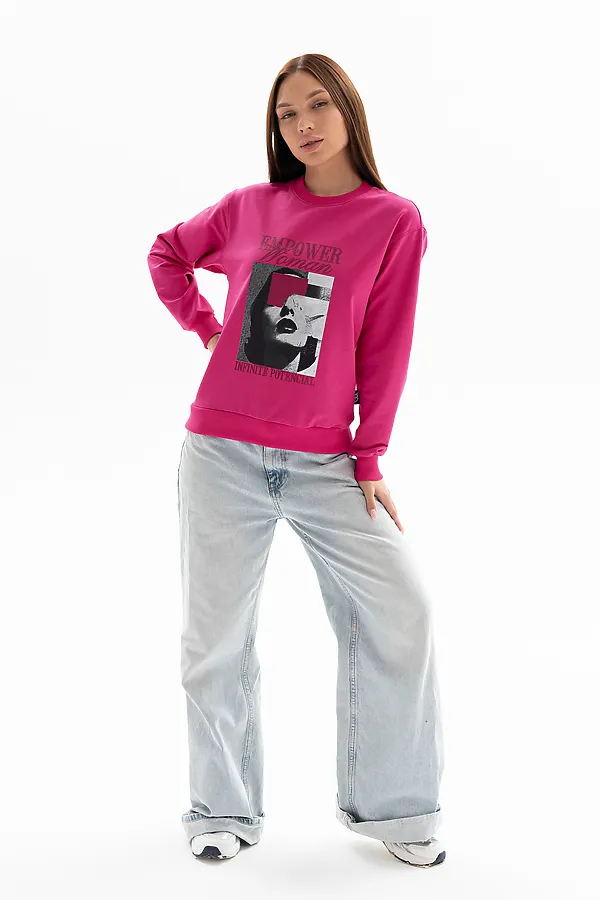 Толстовка 00028 НАТАЛИ, розовый - фото 2