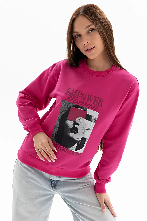 Толстовка 00028 НАТАЛИ, розовый - фото 2