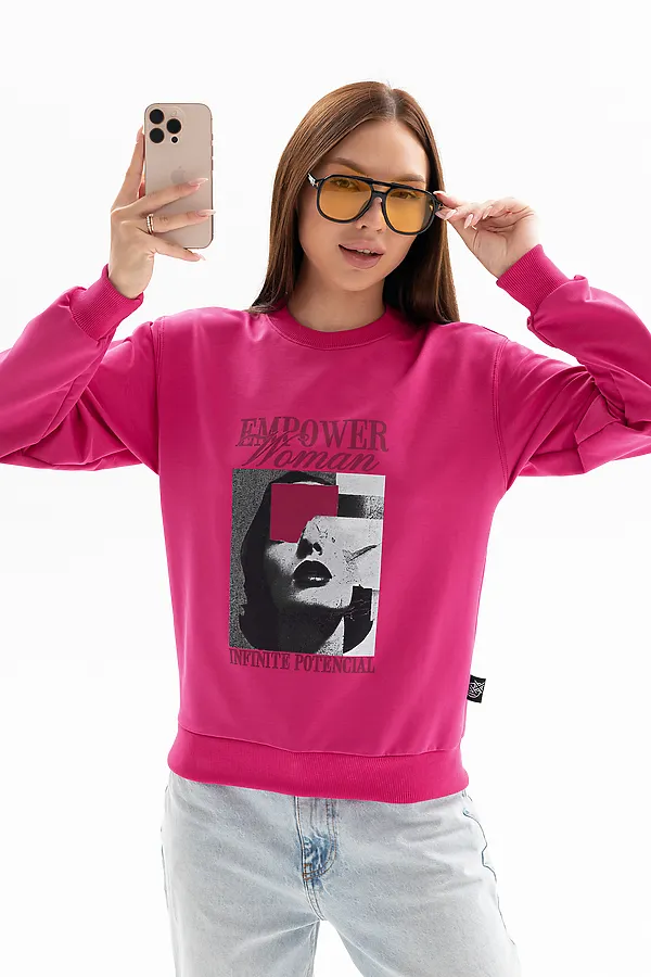 Толстовка 00028 НАТАЛИ, розовый - фото 2