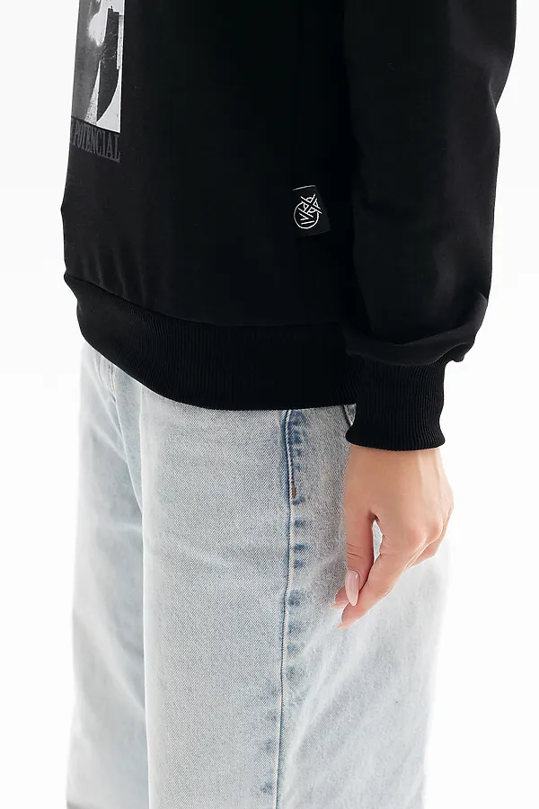 Толстовка 00028 НАТАЛИ, черный - фото 2