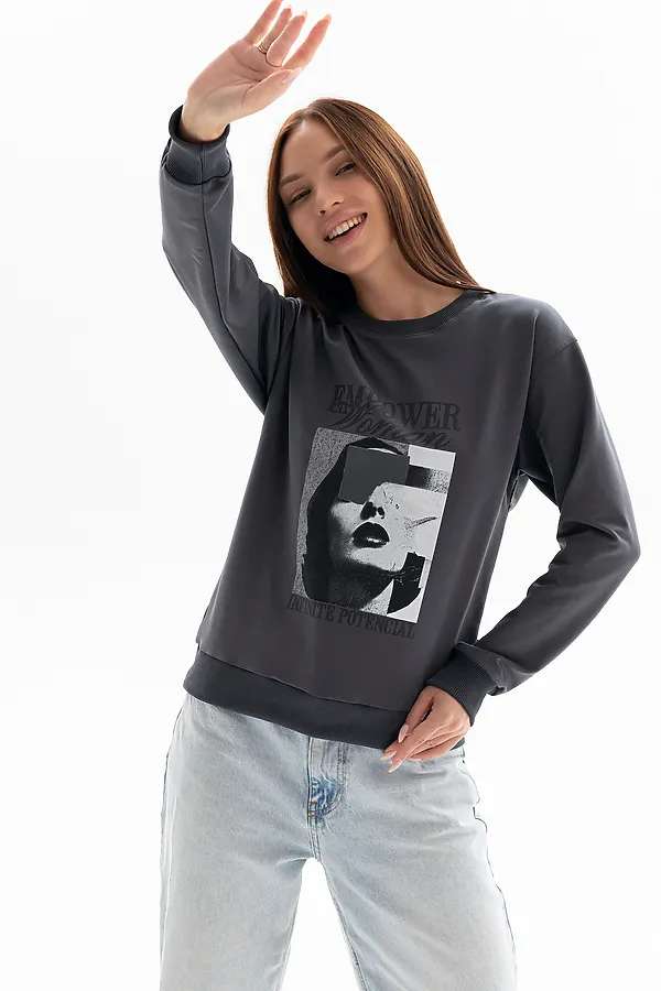 Толстовка 00028 НАТАЛИ, фумэ - фото 2