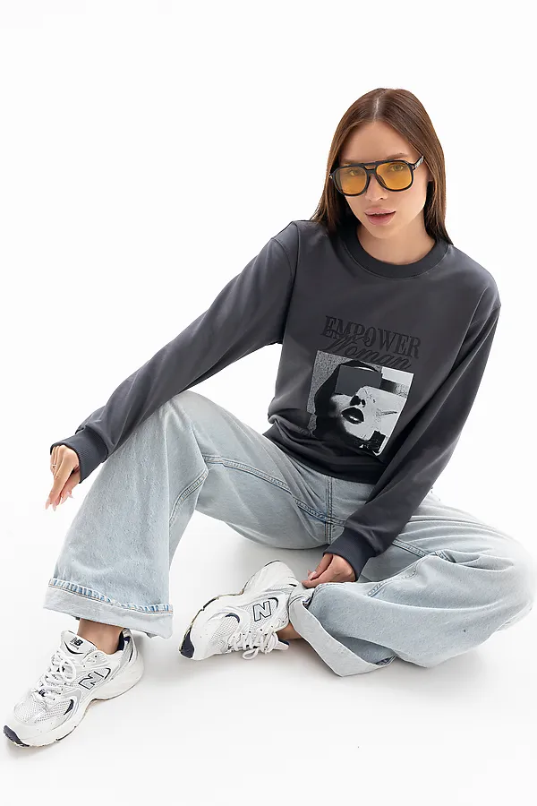 Толстовка 00028 НАТАЛИ, фумэ - фото 2