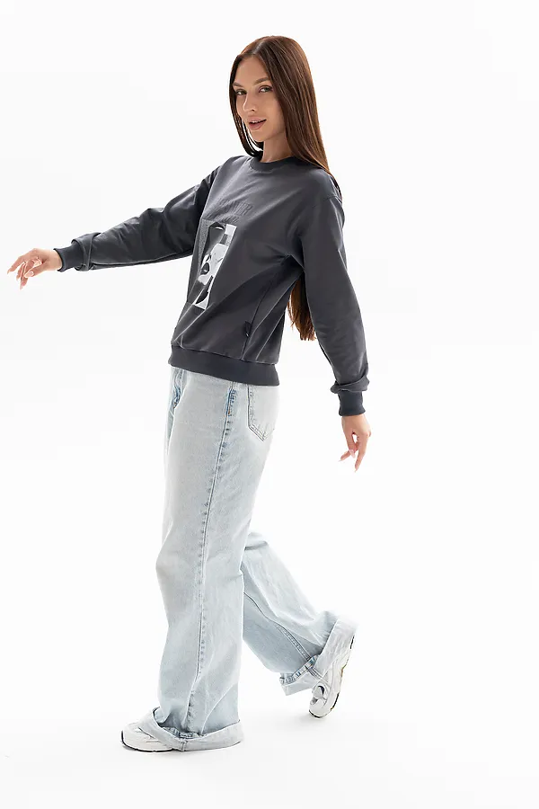 Толстовка 00028 НАТАЛИ, фумэ - фото 2