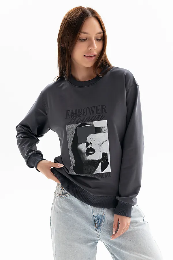 Толстовка 00028 НАТАЛИ, фумэ - фото 2