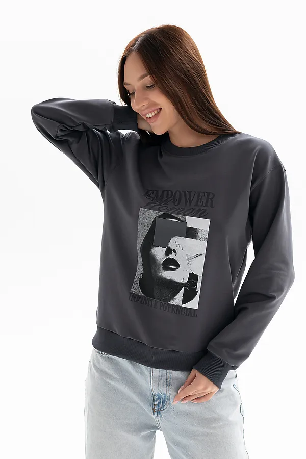 Толстовка 00028 НАТАЛИ, фумэ - фото 2