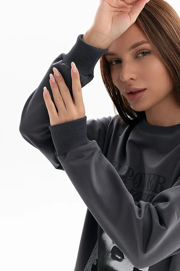 Толстовка 00028 НАТАЛИ, фумэ - фото 2