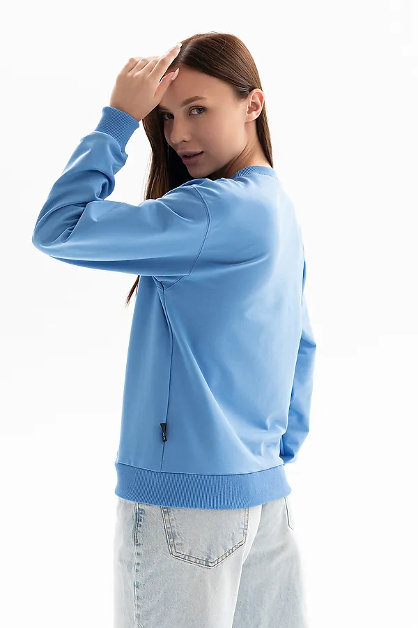 Толстовка 00028 НАТАЛИ, сине-голубой - фото 2