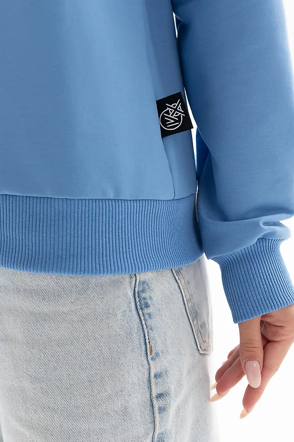 Толстовка 00028 НАТАЛИ, сине-голубой - фото 2